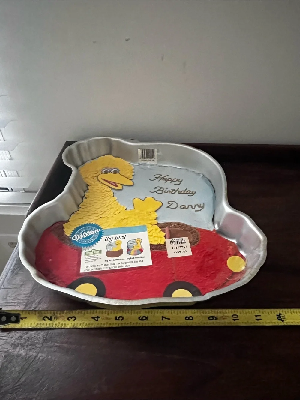 Vintage 1989 Wilton Big Bird Cake Pan - Yellow Big Bird Design Used